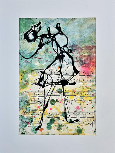 Pas de côté par Sof - Sophie Voigt-Chadeyron, Peinture en vente sur Singulart