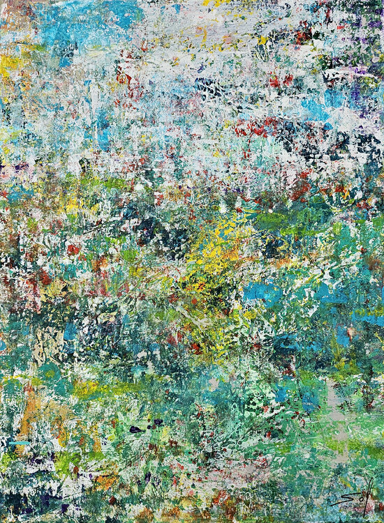 Paysage lumineux - 60x80 - 2024 Sof - Sophie Voigt-Chadeyron