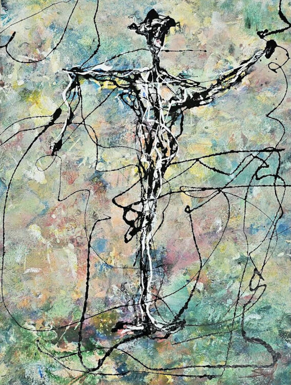 Élévation fragile - 30x38 o. R , 43x53 m.R - 2026 Sof - Sophie Voigt-Chadeyron