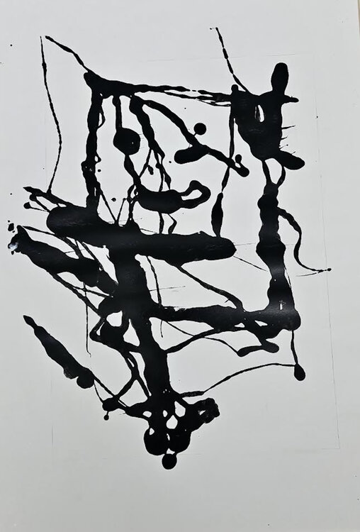 Geste noir - 38x26 - 40x50 - 2026 Sof - Sophie Voigt-Chadeyron