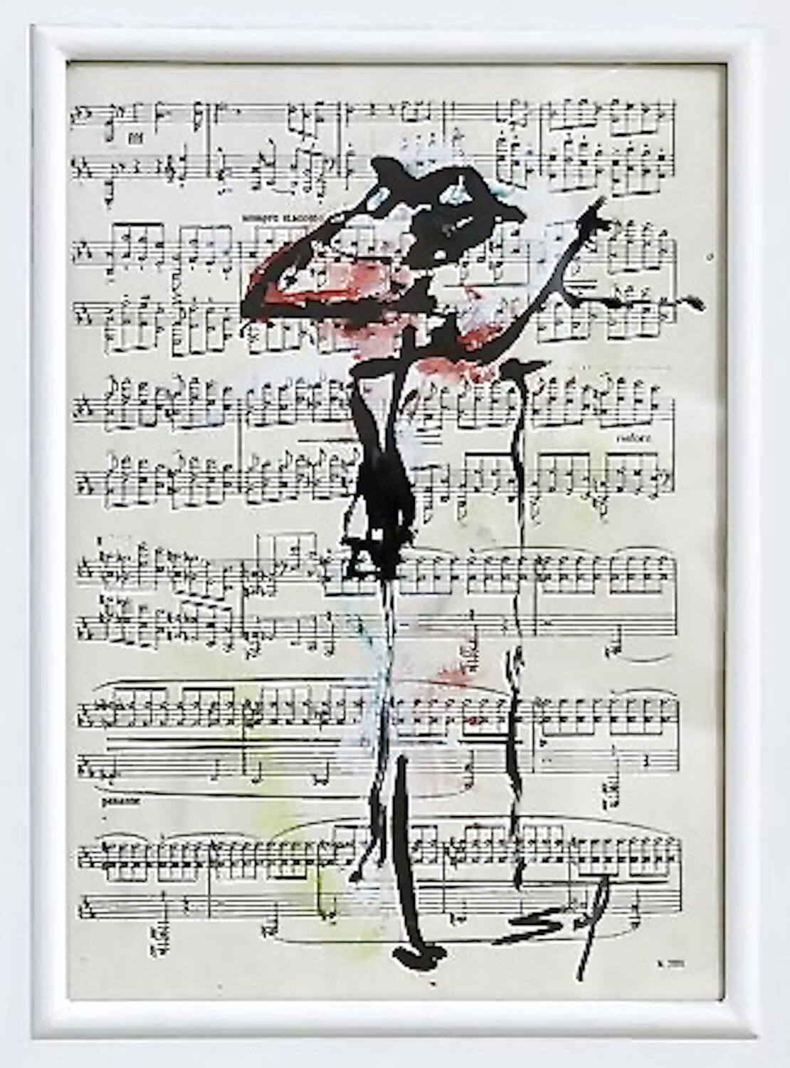 La chanteuse- 30x40 - 2021 Sof - Sophie Voigt-Chadeyron