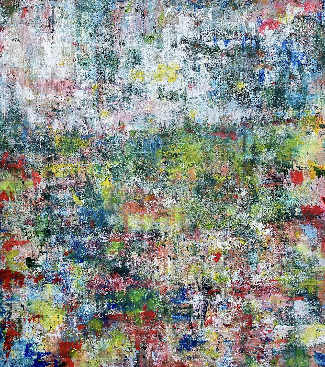 Juste un paysage qui pleure - 120x140 - 2022 Sof - Sophie Voigt-Chadeyron Originalgemälde zu verkaufen