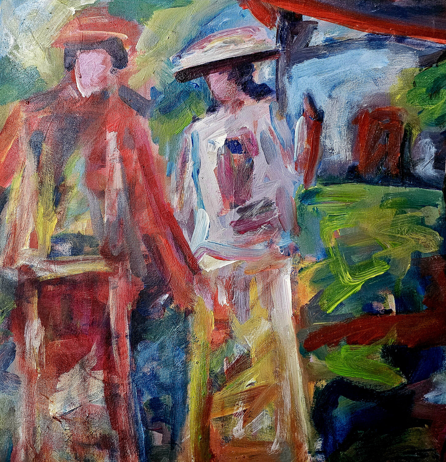 Tu m'écoutes? - 50x50 - 2019 Sof - Sophie Voigt-Chadeyron