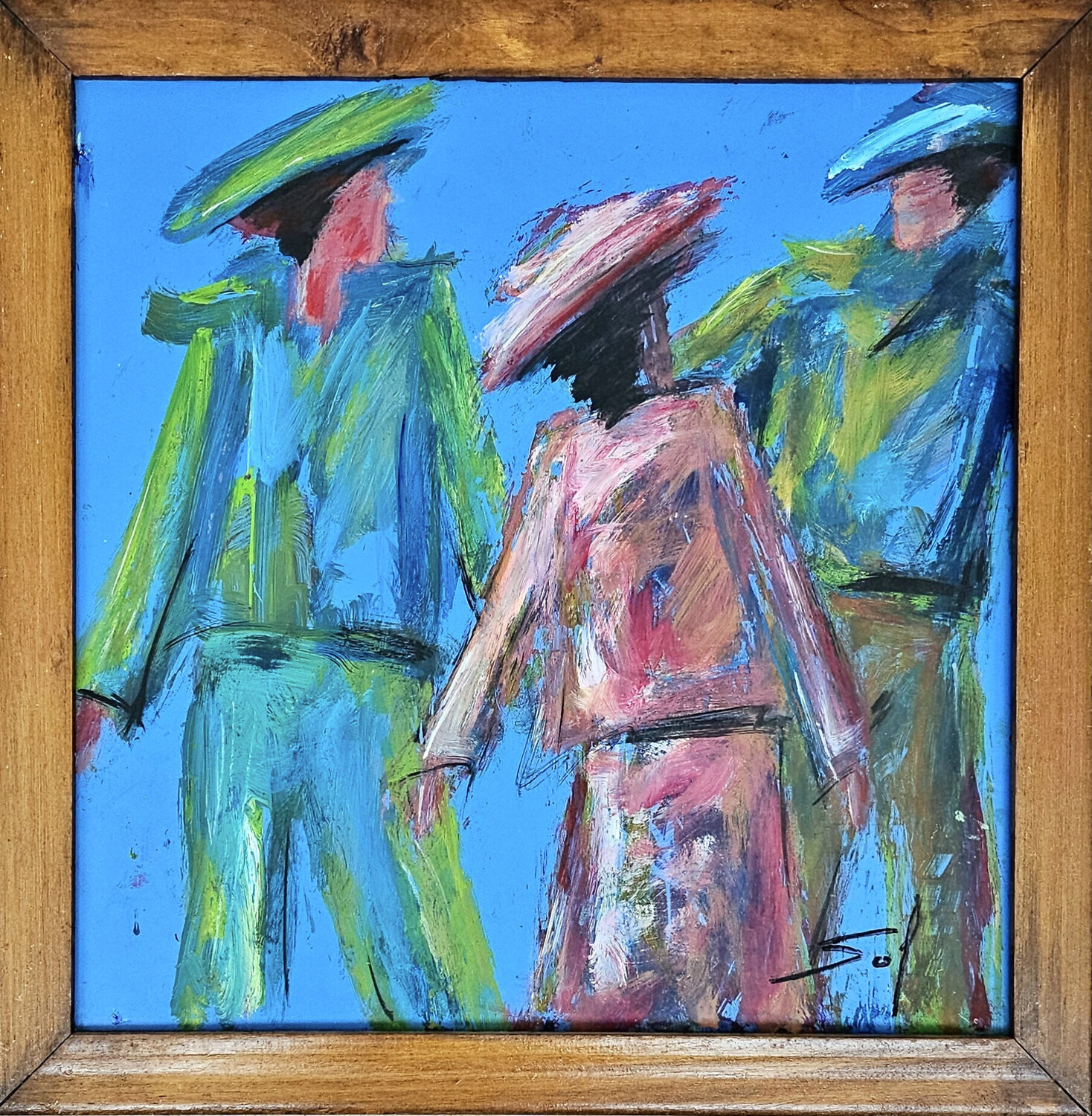 Entre deux - 46x46x2 - 2024 Sof - Sophie Voigt-Chadeyron