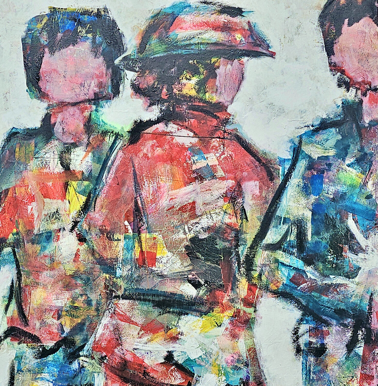 Lequel des deux m'admire? - 130x160 - 2025 Sof - Sophie Voigt-Chadeyron Originalgemälde zu verkaufen