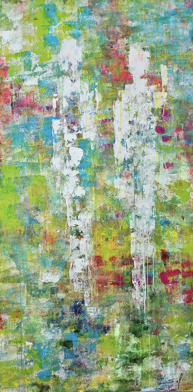 Fantomesques - 80x160 - 2025 Sof - Sophie Voigt-Chadeyron Originalgemälde zu verkaufen