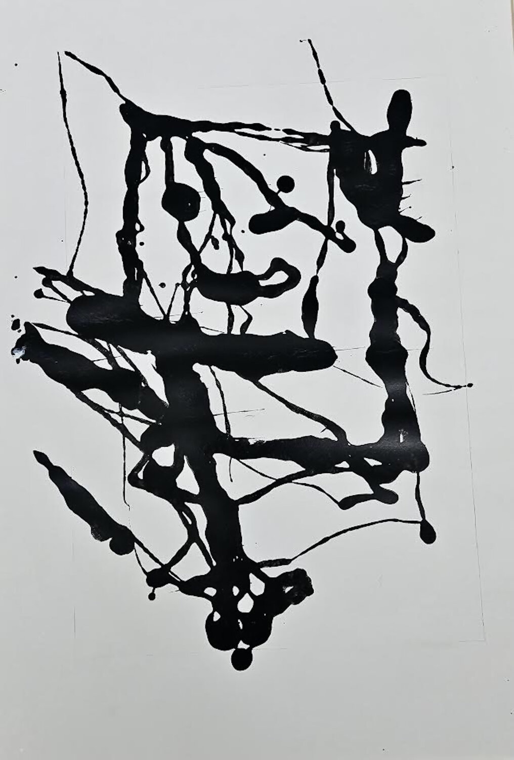 Geste noir - 38x26 - 40x50 - 2026 Sof - Sophie Voigt-Chadeyron Werk auf Papier zu verkaufen