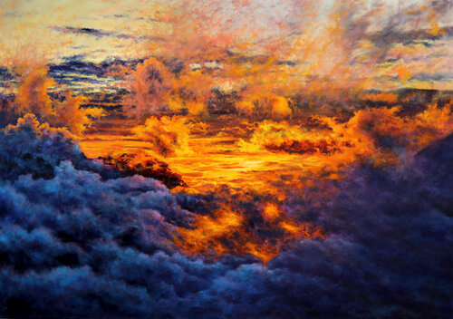 Das Wolkenlicht van Dusko Pavic, Schilderij te koop op Singulart