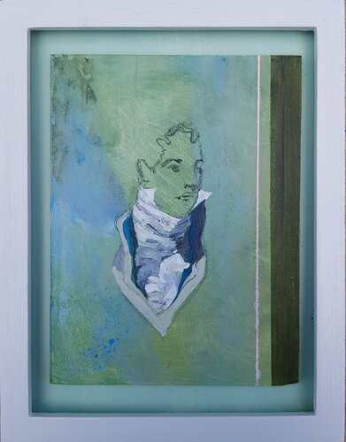 Sir (belonging to Madame) van Jacqueline Engels, Schilderij te koop op Singulart