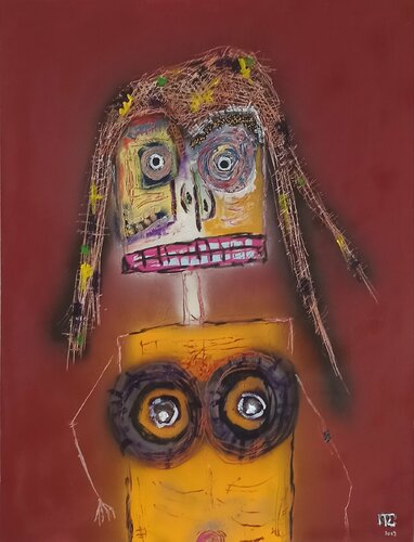 Bull doll. de Pierre Soufflet, Pintura a la venta en Singulart
