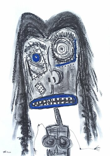 Crazy doll. von Pierre Soufflet, Zeichnungen kaufen auf Singulart