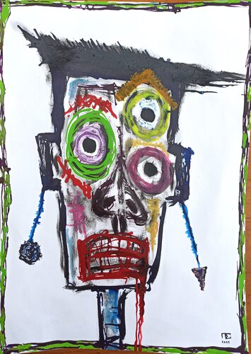 3 eyes di Pierre Soufflet, Opera su carta in vendita su Singulart