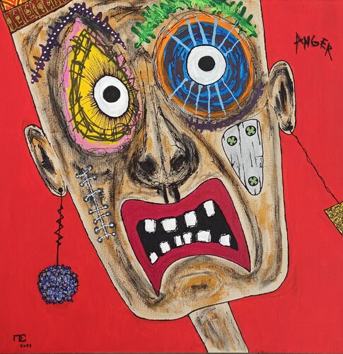 Anger. de Pierre Soufflet, Pintura a la venta en Singulart