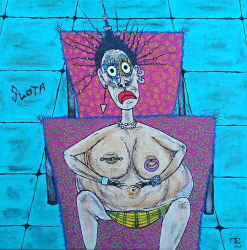 Sloth . di Pierre Soufflet, Pittura in vendita su Singulart