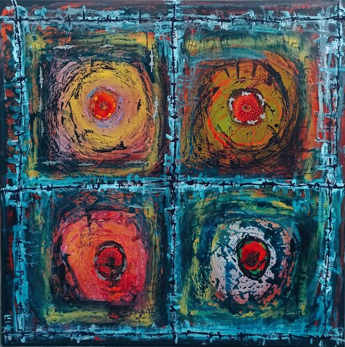 Primary Shield. di Pierre Soufflet, Pittura in vendita su Singulart