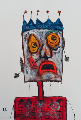 Le dernier roi d'Écosse. van Pierre Soufflet, Werk op papier te koop op Singulart