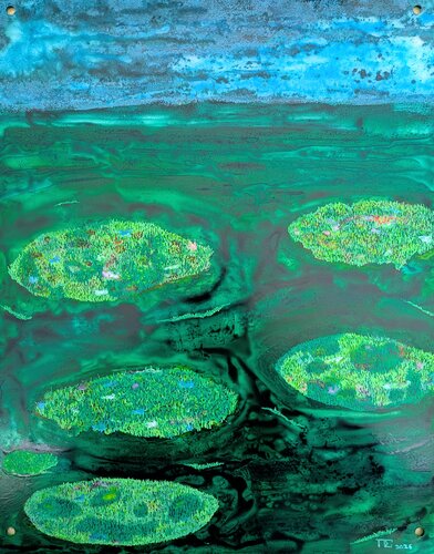 Oasis. Transparent #18 de Pierre Soufflet, Pintura a la venta en Singulart
