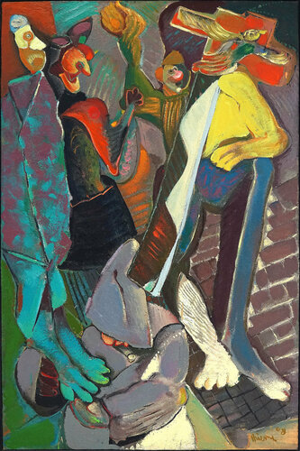 Fackelmann van Andreas Thieme, Schilderij te koop op Singulart