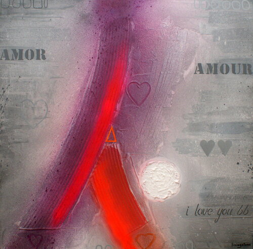 AMOR - AMOUR von Arnold Livingstone, Malerei kaufen auf Singulart