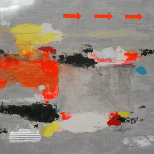 GO GO GO par Arnold Livingstone, Peinture en vente sur Singulart