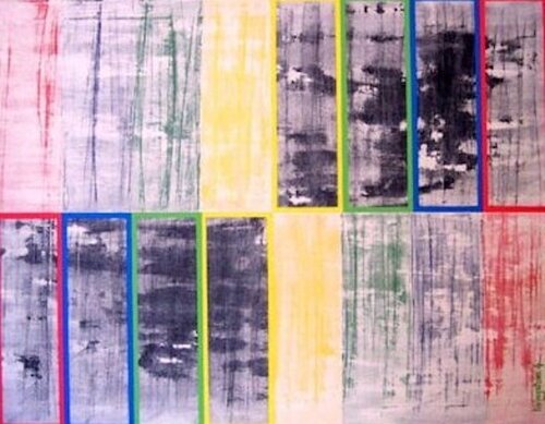 derrire le grillage di Arnold Livingstone, Pittura in vendita su Singulart