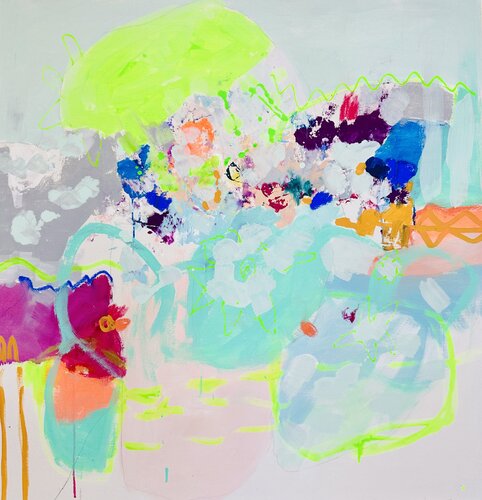 under water van Susanne Hendricks, Schilderij te koop op Singulart