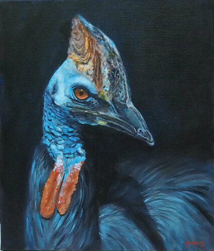 Le Casoar de Sylvie Ajacques, Pintura a la venta en Singulart
