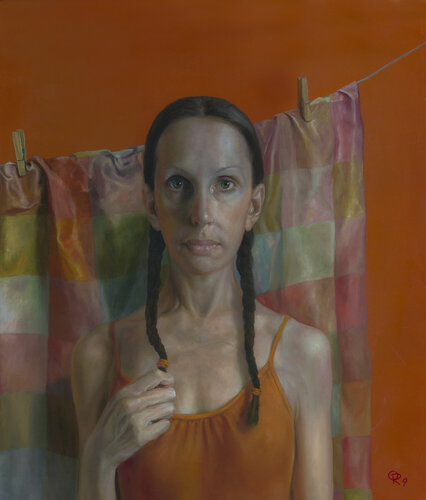 The Laundress by Oleg Radvan, Painting for Sale on Singulart