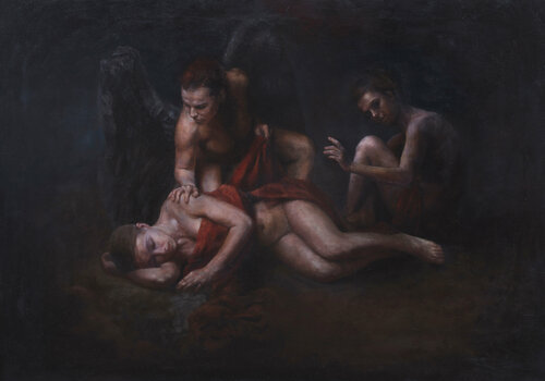 Guardian Angels van Oleg Radvan, Schilderij te koop op Singulart