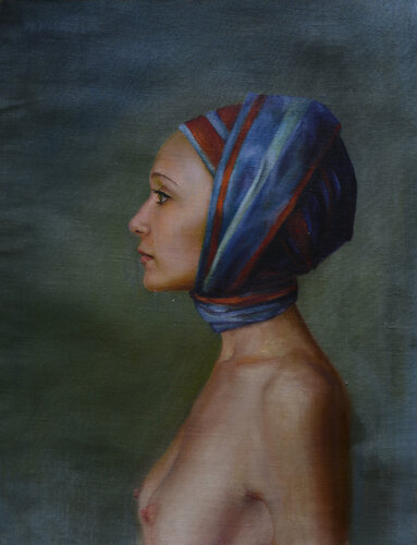 Head bandage by Oleg Radvan, 회화 for Sale on Singulart