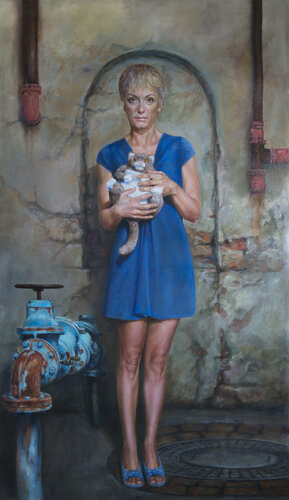 Madonna by Oleg Radvan, 회화 for Sale on Singulart