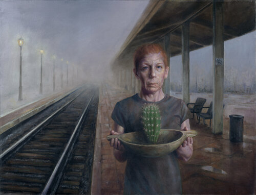 Morning train de Oleg Radvan, Pintura a la venta en Singulart