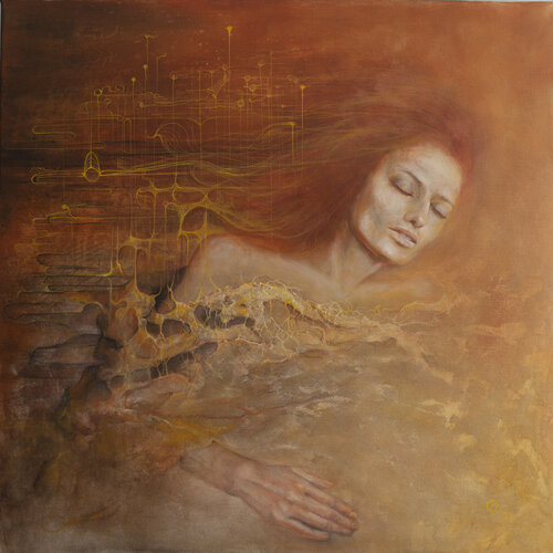 Sleeping Muse di Oleg Radvan, Pittura in vendita su Singulart