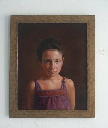 Portrait of girl by Oleg Radvan, 회화 for Sale on Singulart
