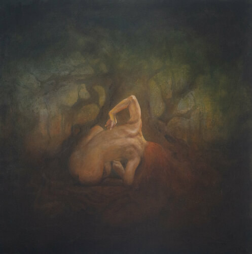 Into the Forest van Oleg Radvan, Schilderij te koop op Singulart