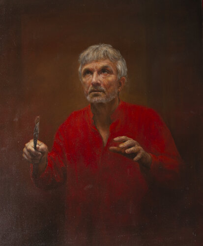 Self Portrait van Oleg Radvan, Schilderij te koop op Singulart