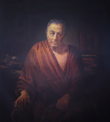 Philosopher van Oleg Radvan, Schilderij te koop op Singulart