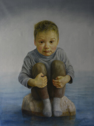 The Boy and the Sea von Oleg Radvan, Malerei kaufen auf Singulart