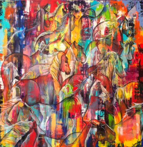heart of spirit van Sabrina Seck, Schilderij te koop op Singulart
