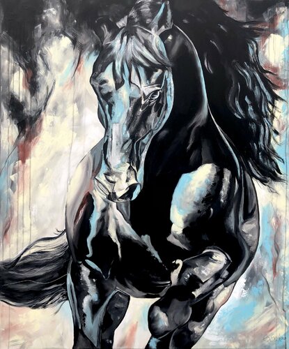dark beauty van Sabrina Seck, Schilderij te koop op Singulart