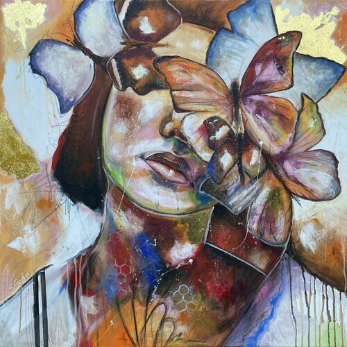 butterflys by Sabrina Seck, 회화 for Sale on Singulart