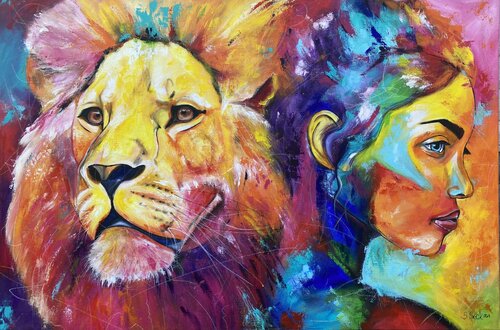 Ari & Lia di Sabrina Seck, Pittura in vendita su Singulart