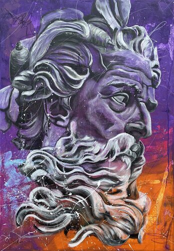 Poseidon von Sabrina Seck, Malerei kaufen auf Singulart