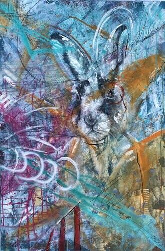 rabbit di Sabrina Seck, Pittura in vendita su Singulart