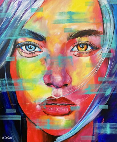 Theresa van Sabrina Seck, Schilderij te koop op Singulart