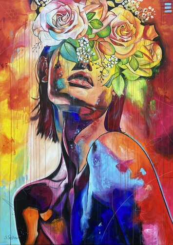 close to nature van Sabrina Seck, Schilderij te koop op Singulart