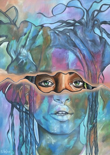 (in)visible van Sabrina Seck, Schilderij te koop op Singulart