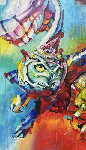 Ugla by Sabrina Seck, Painting for Sale on Singulart