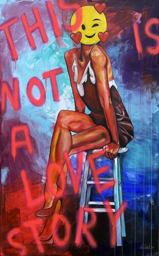 this is not a love story by Sabrina Seck, Painting for Sale on Singulart