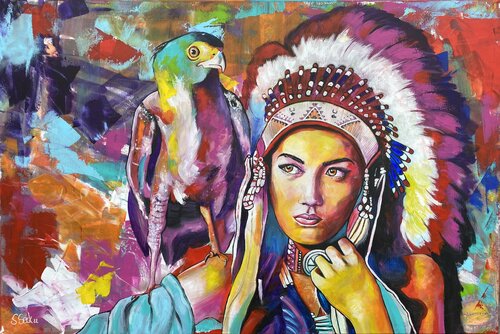 Mina von Sabrina Seck, Malerei kaufen auf Singulart